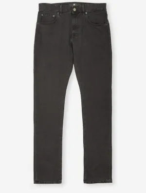 5 Pocket Cotton Jeans Brown