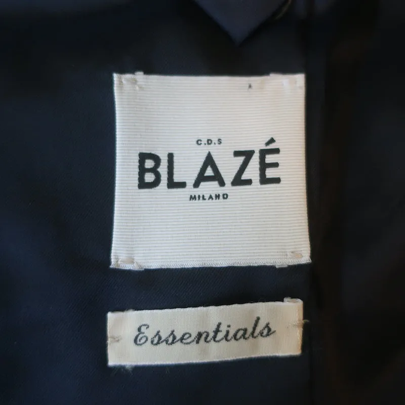 Blaze First Class Charmer Double Breasted Blazer Black Wool-Mohair Size III
