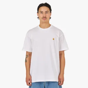 Carhartt WIP Chase T-shirt White / Gold