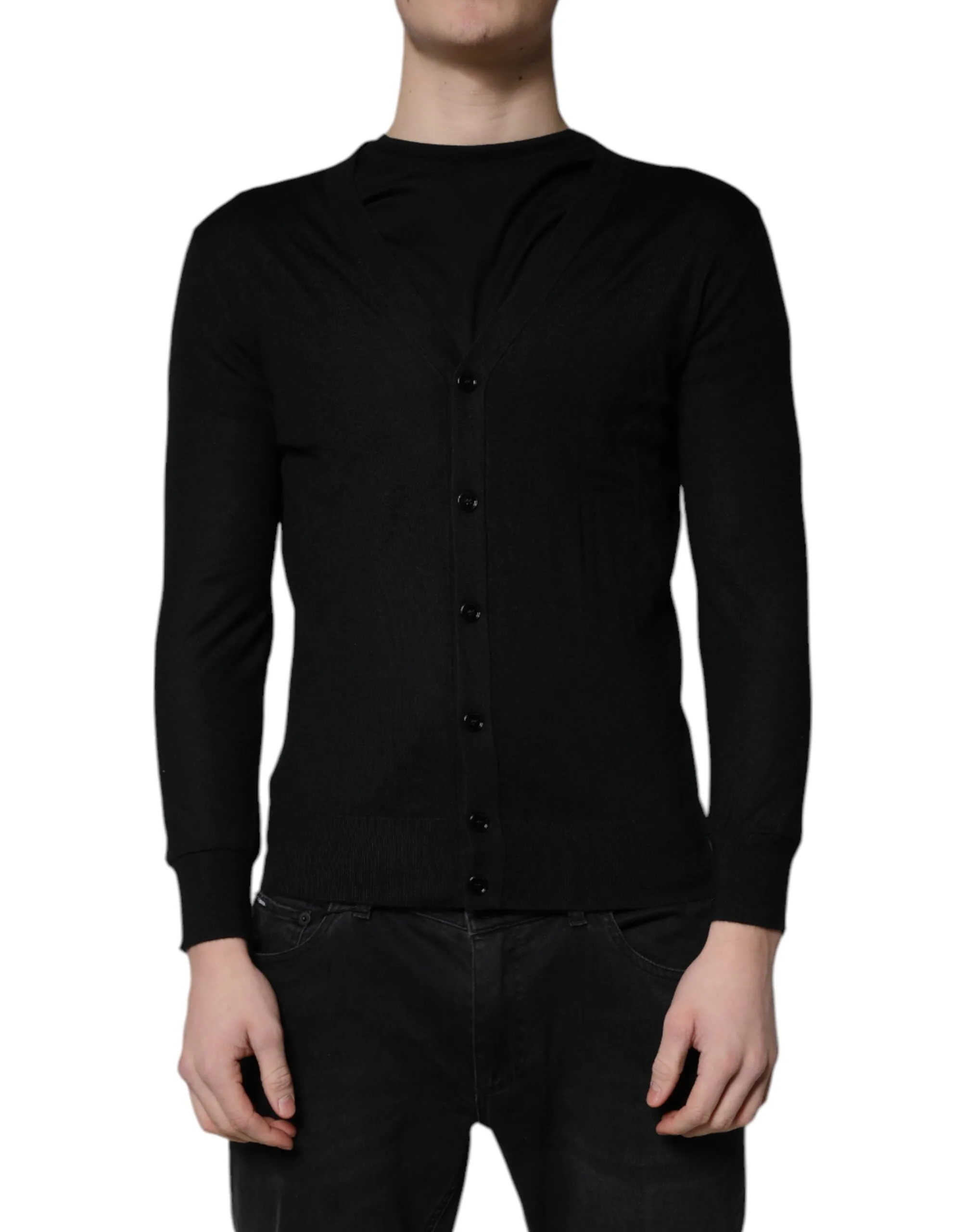 Dolce & Gabbana Cashmere Button Down Cardigan Men's Sweater