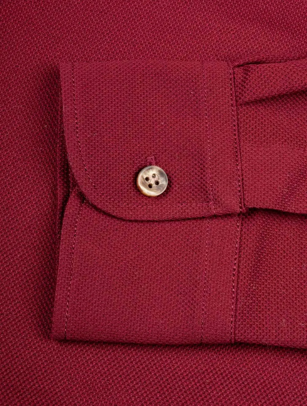 Longsleeve Polo Shirt Wine