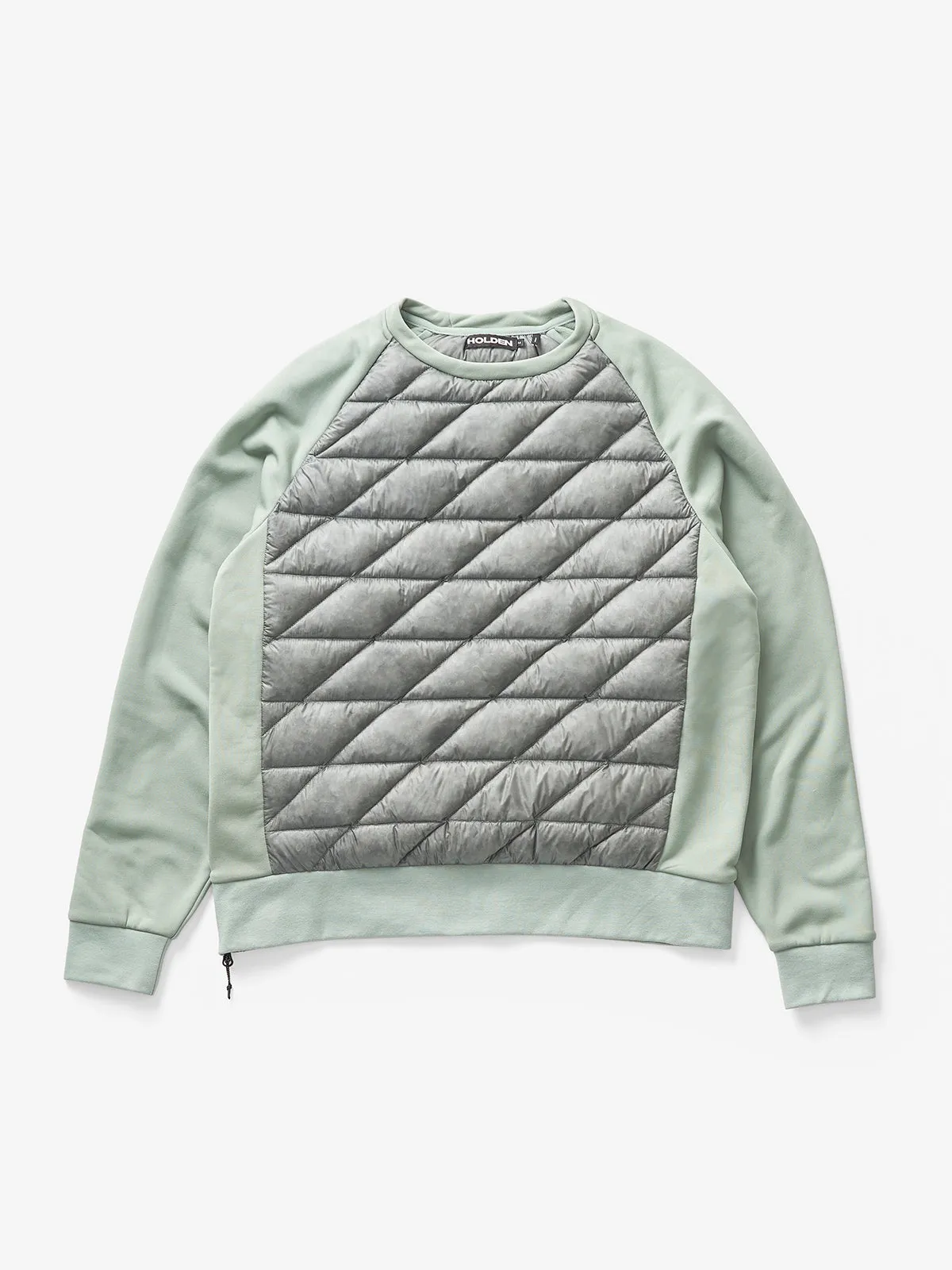 M Down Crew Sweater - Slate Gray