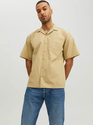 Men's Buttons Down Shirt,Khaki