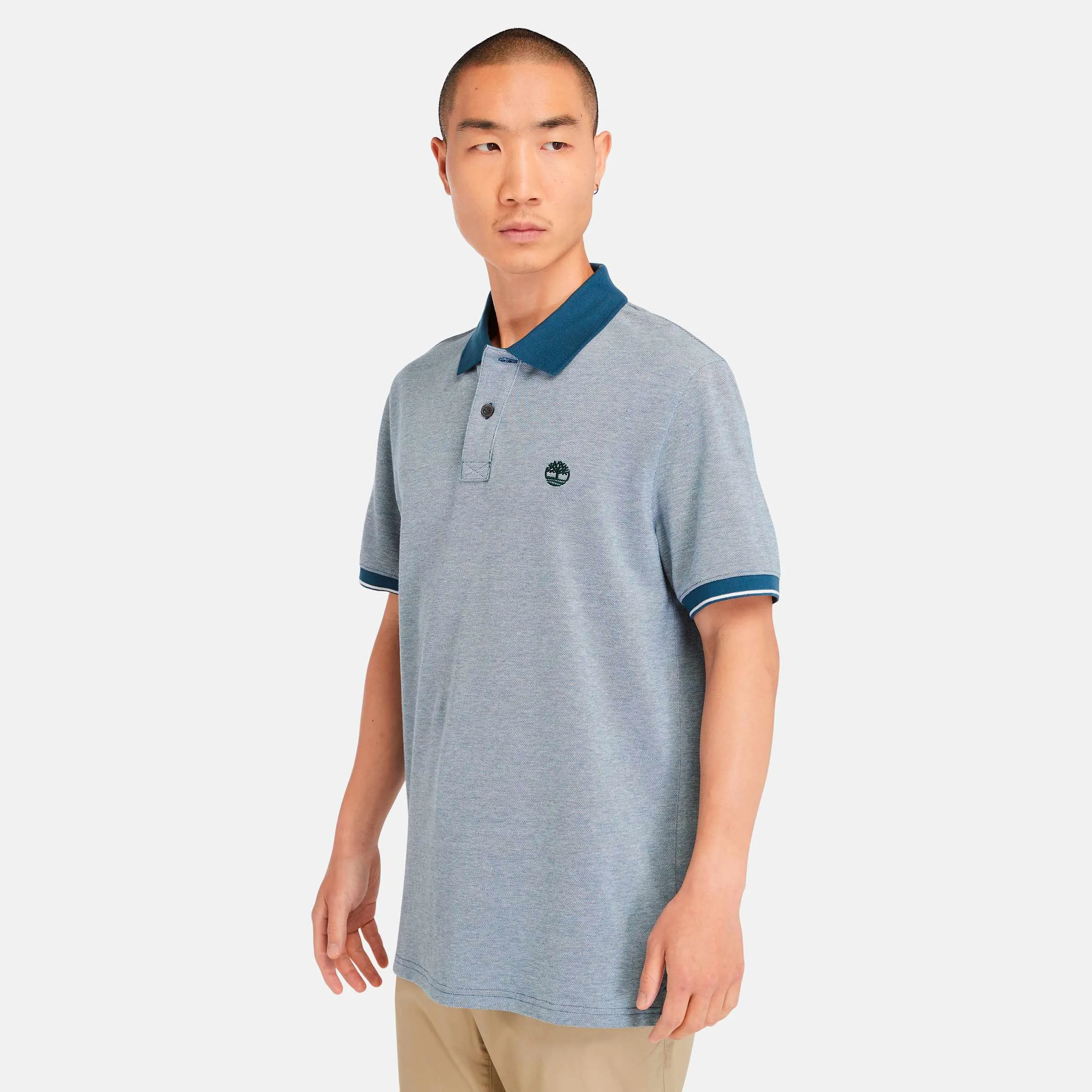 Men's Oyster River Short-Sleeve Oxford Polo Shirt