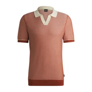 Sweater with Johnny collar